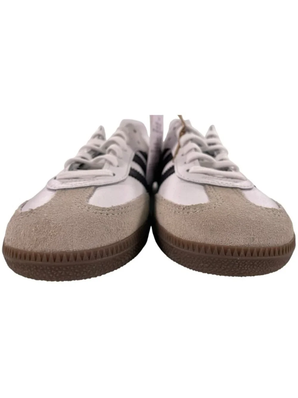 Adidas Samba OG C Sneakers Athletic Shoes White Black Sneakers Kids Size 2 NEW